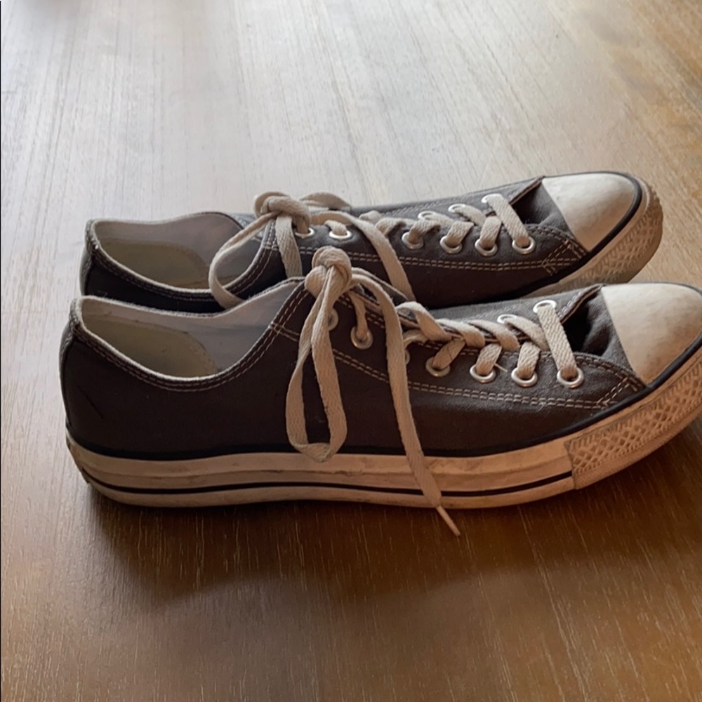 men's converse grey